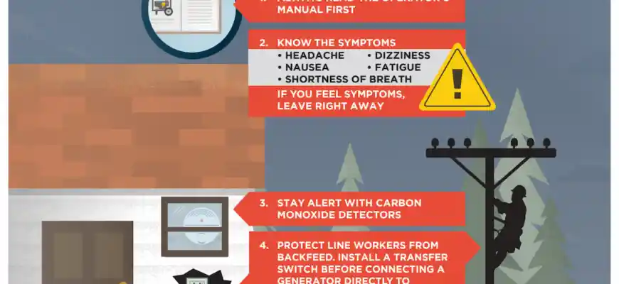 en portable generator safety fact sheet